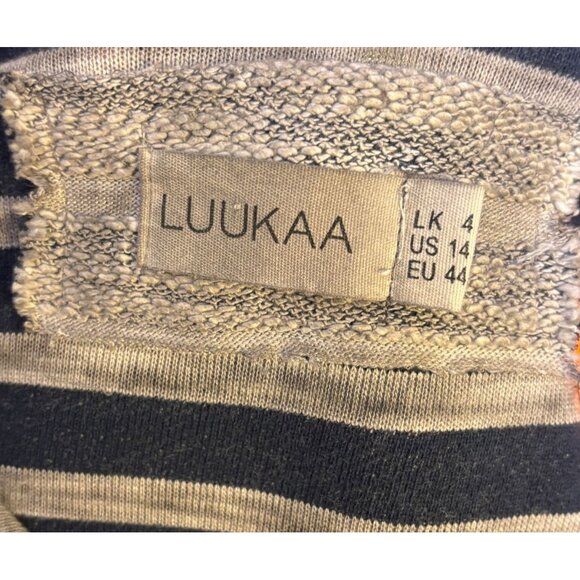 Luukaa Button-Up Long Cardigan Duster Brown Size 14 - Picture 8 of 8